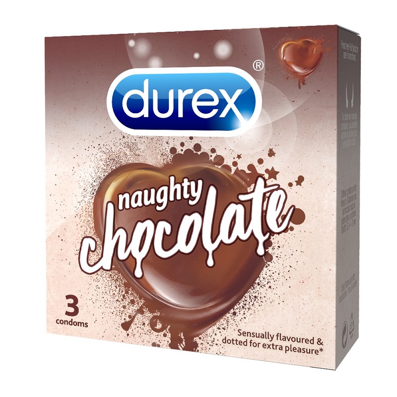 Durex Naughty Chocolate (3 chiếc) 1 bao cao su Durex Naughty Chocolate 1