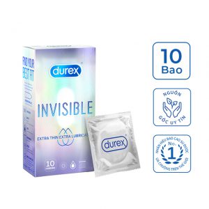 Bao Cao Su Siêu Mỏng Durex Invisible (10 chiếc) 7 bao cao su cuc sieu mong durex invisible 4