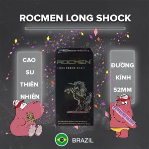Rocmen 4 in 1 (12 chiếc) 6 bao cao su keo dai thoi gian rocmen long shock 1