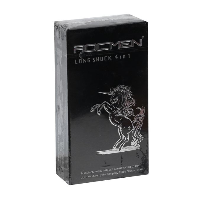 Rocmen 4 in 1 (12 chiếc) 2 bao cao su keo dai thoi gian rocmen long shock 4