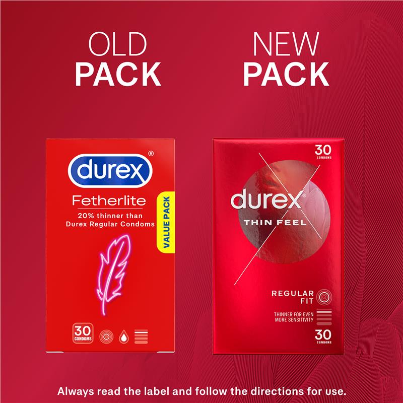 Bao cao su gia đình Durex Thin Feel - Siêu mỏng (30 chiếc) 6 Bao cao su gia đình Durex Thin Feel