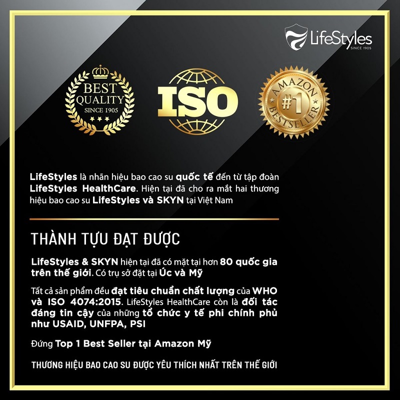 Bao cao su Non Latex Skyn Elite siêu mỏng (10 bao) 4 bao cao su cao cap skyn elite non latex sieu mong 10 bao 2