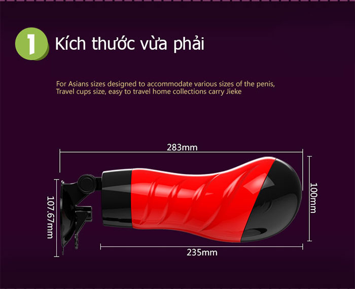 Âm đạo dính tường cao cấp Crazy Bull (Rung, phát âm thanh) 6 Am dao dinh tuong cao cap Crazy Bull rung phat am thanh 3