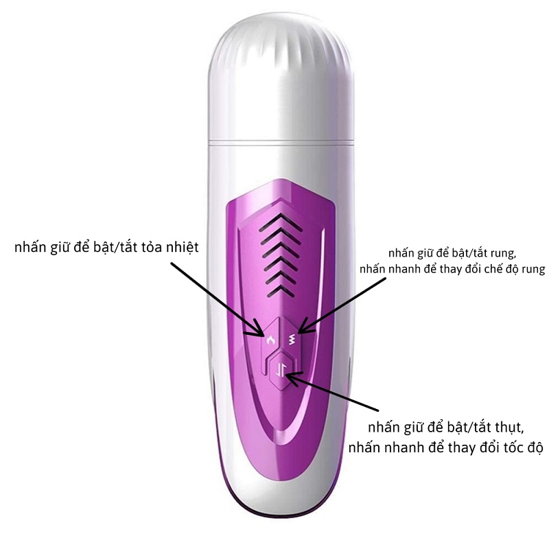 Cốc âm đạo giả cao cấp FERRADY (rung, thụt, phát nhiệt, phát âm thanh) 3 Coc am dao gia cao cap FERRADY rung thut toa nhiet phat am thanh 4