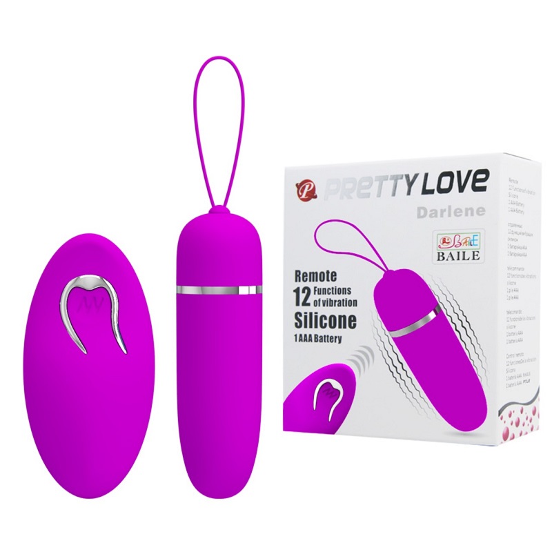 Trứng rung không dây cao cấp Pretty Love (12 chế độ) 1 Trung rung khong day cao cap Pretty Love 12 che do