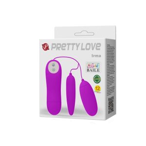Trứng rung 2 đầu Pretty Love Irma (12 chế độ) 6 Trung rung pretty love irma 2 dau