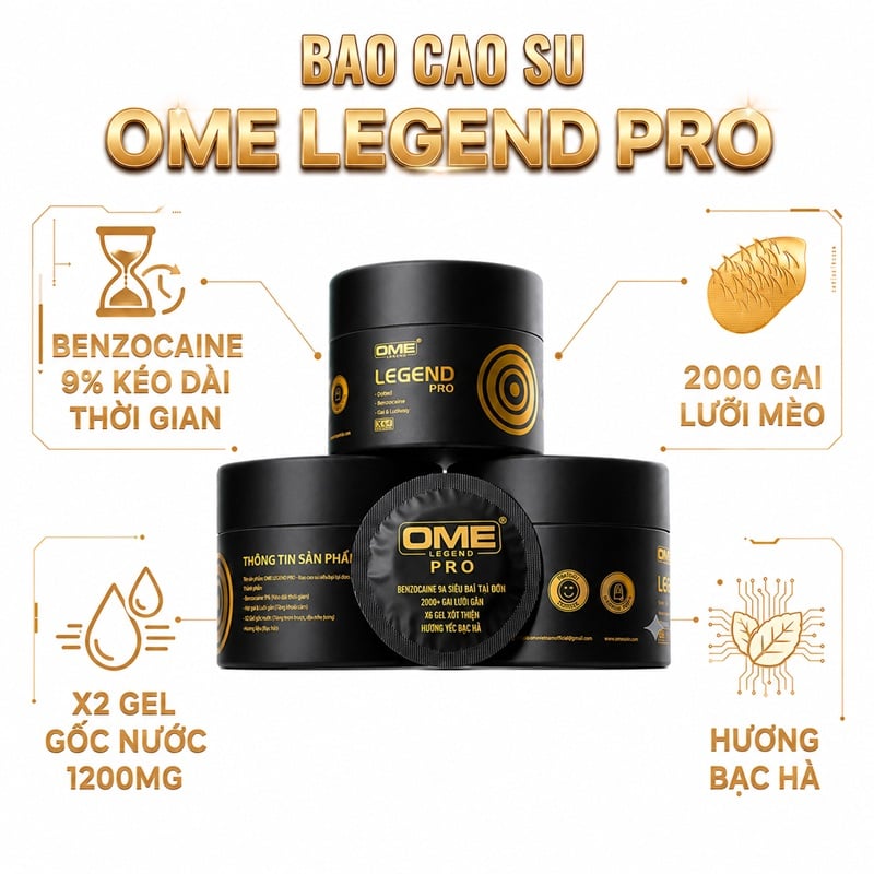 Bcs gai nhám OME Legend Pro (10 bao) 2 bcs ome legend pro 10 bao 2